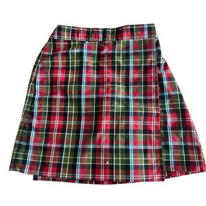 5/$25 Kids Plaid Skirt - Red, Green, and Blue